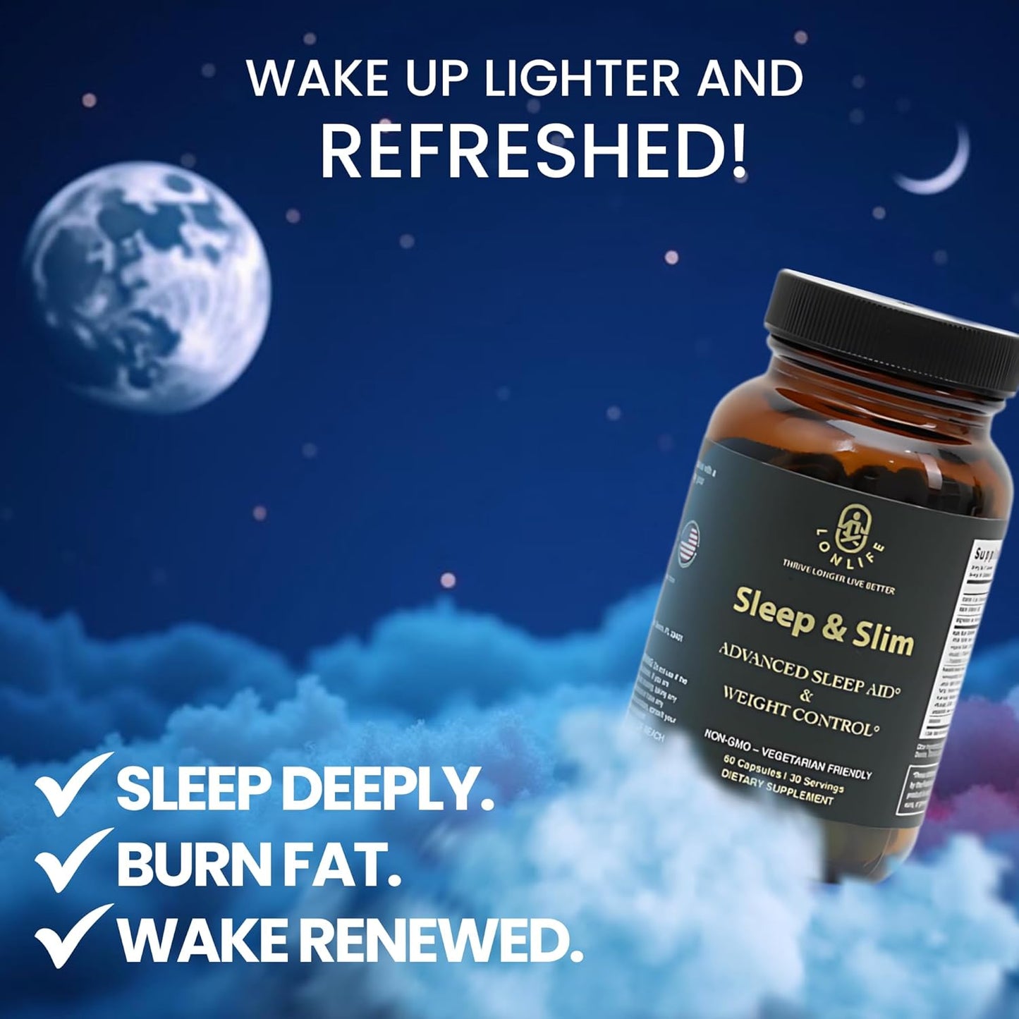 Sleep and Slim - Night Time Fat Burner with Melatonin