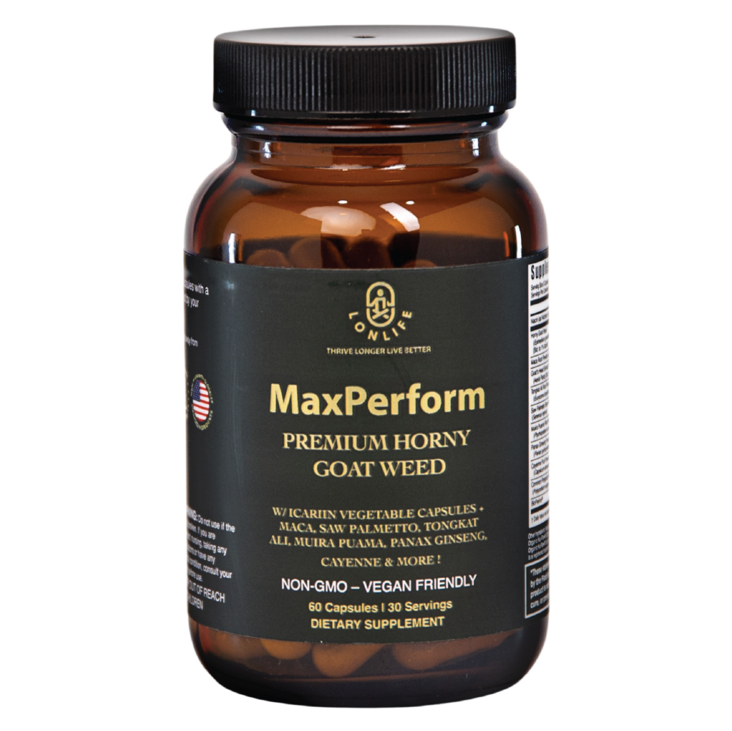 MaxPerform-Maca Root & Horny Goat Weed Supplement