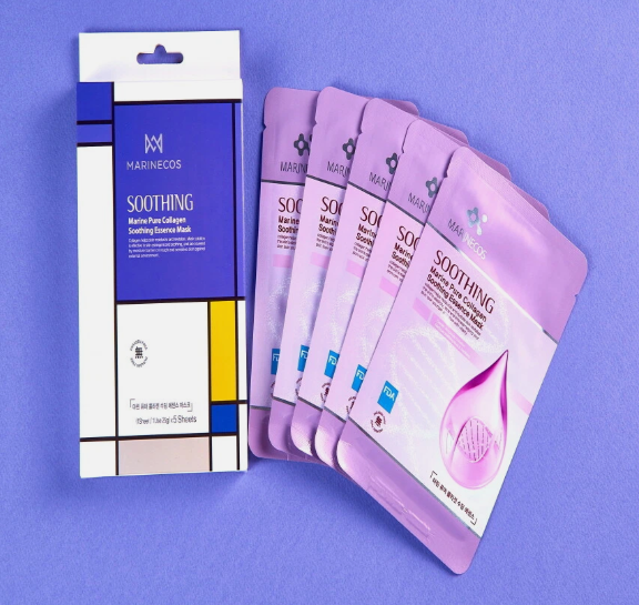 Maine Pure Collagen Soothing Essence Mask 5packs