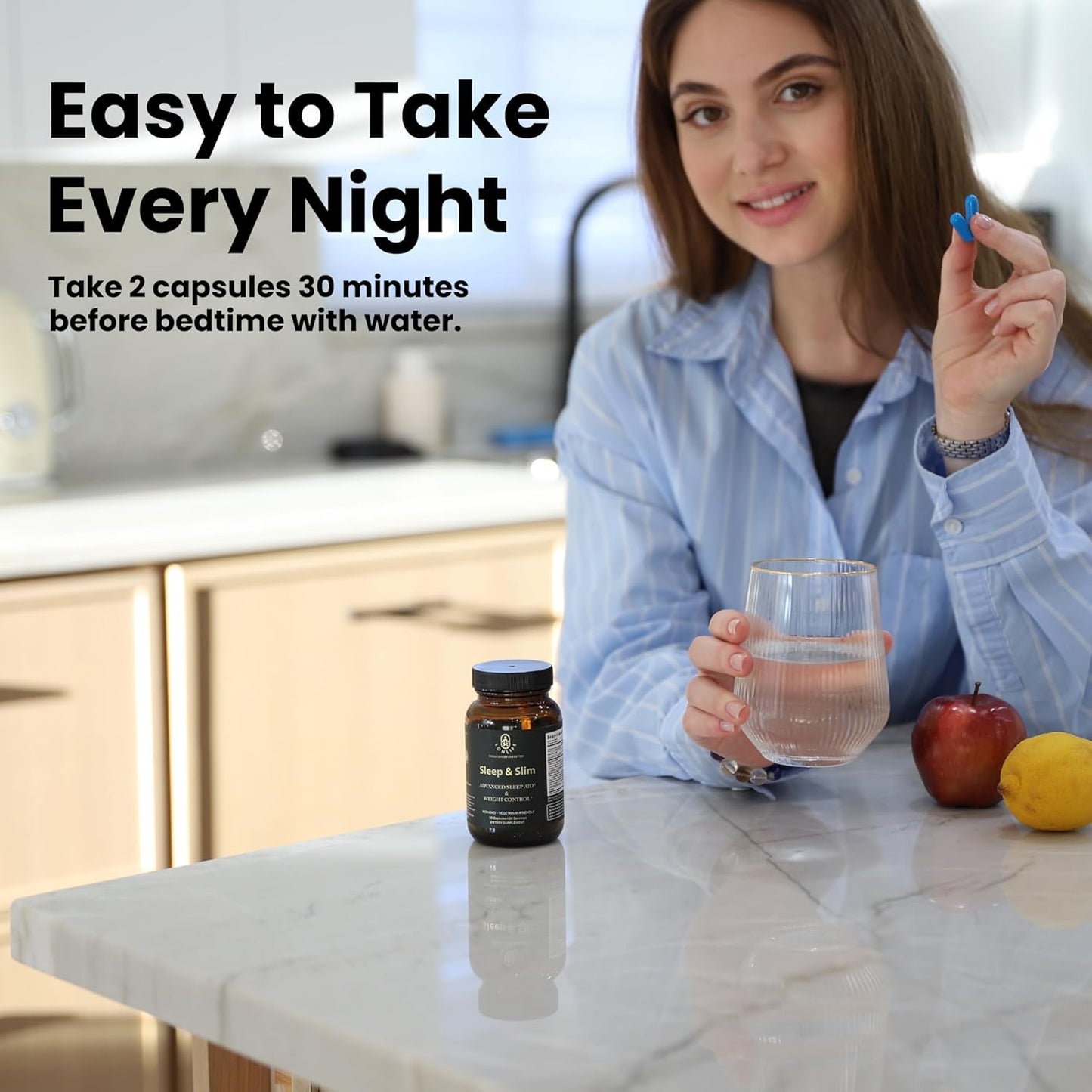 Sleep and Slim - Night Time Fat Burner with Melatonin
