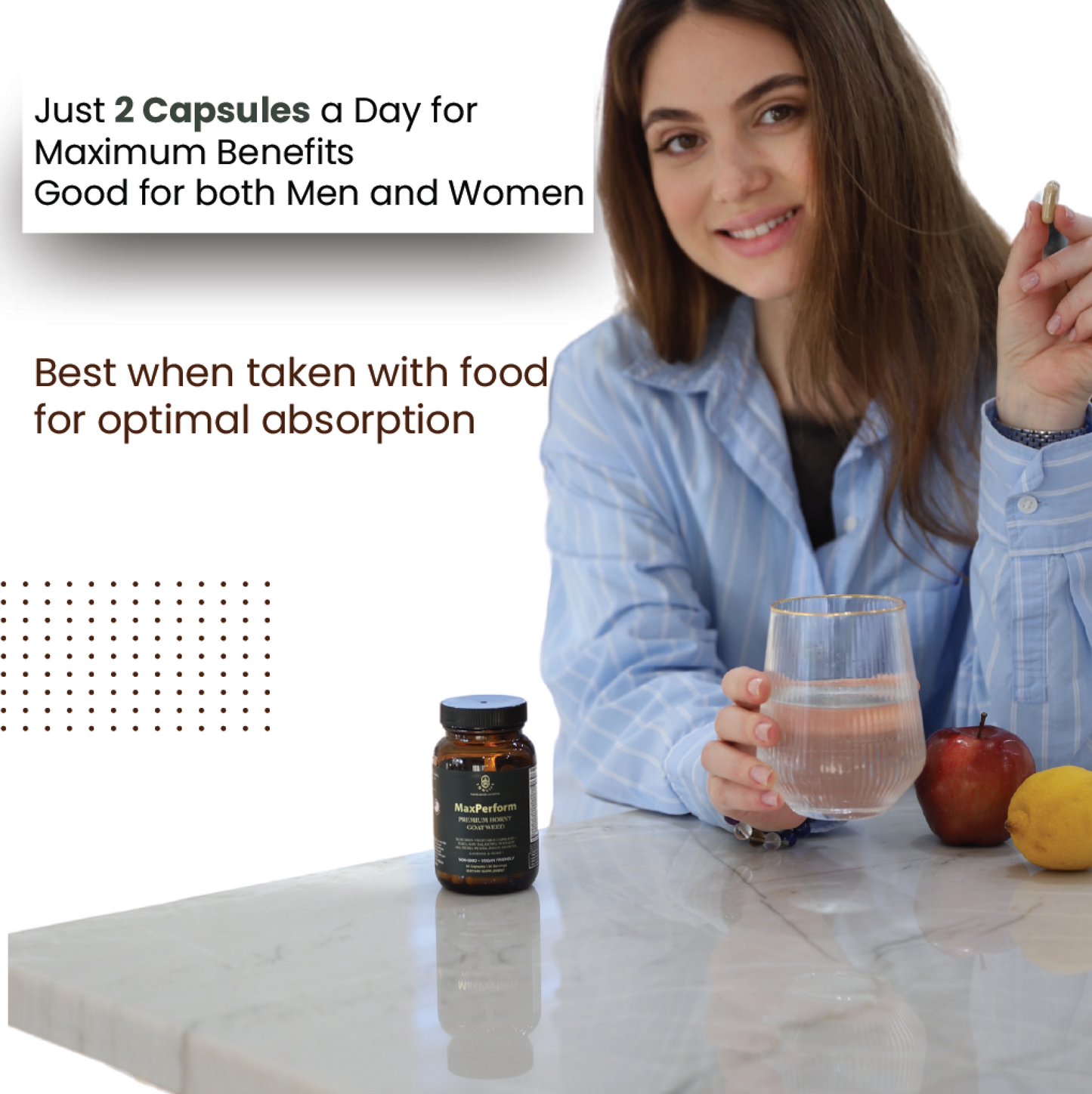 MaxPerform-Maca Root & Horny Goat Weed Supplement