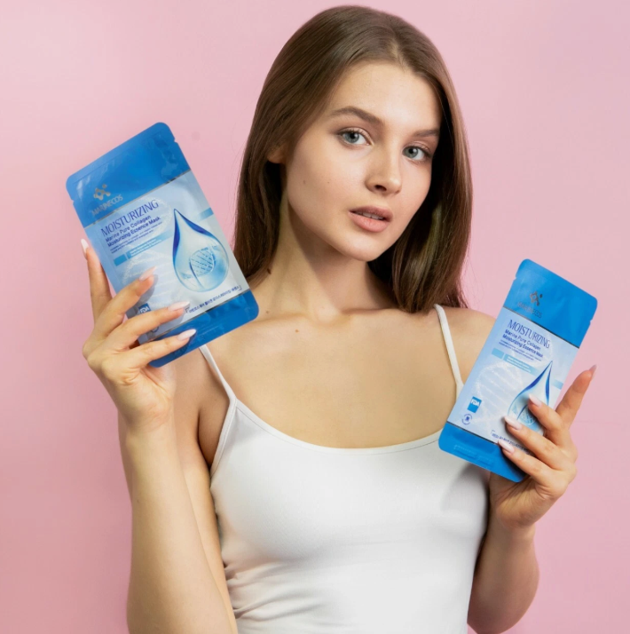 Marine Pure Collagen Moisturizing Essence Mask 5packs